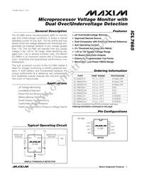 ICL7665CPA Datasheet Cover