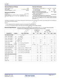 ICL7667CBA-T Datasheet Page 2