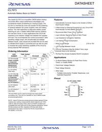 ICL7673CBA-T Datasheet Cover