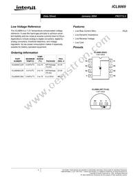 ICL8069CCZR Datasheet Cover