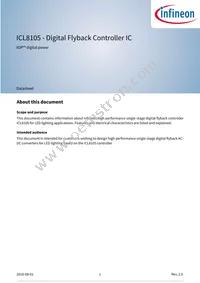 ICL8105XUMA2 Datasheet Cover