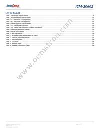 ICM-20602 Datasheet Page 6