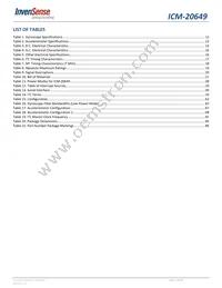 ICM-20649 Datasheet Page 9