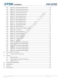 ICM-20789 Datasheet Page 4