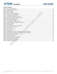 ICM-20789 Datasheet Page 6