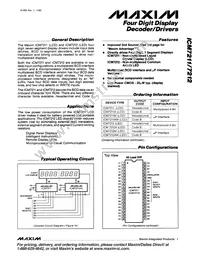 ICM7211MIPL+ Datasheet Cover
