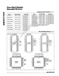 ICM7212AI/D Datasheet Page 4