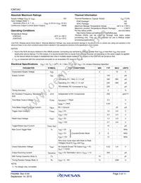 ICM7242IBAZ-T Datasheet Page 3