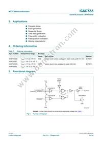 ICM7555ID/DG Datasheet Page 2