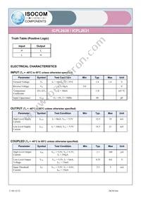 ICPL2631 Datasheet Page 2