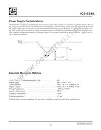 ICS1524AMT Datasheet Page 17