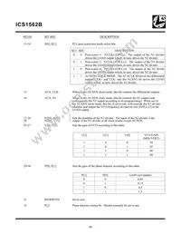 ICS1562BM-201T Datasheet Page 12