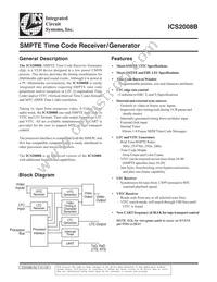 ICS2008BY-10T Datasheet Cover