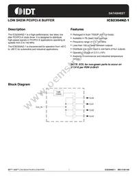 ICS2304NZGI-1T Datasheet Cover