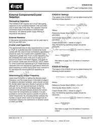 ICS525R-02T Datasheet Page 4
