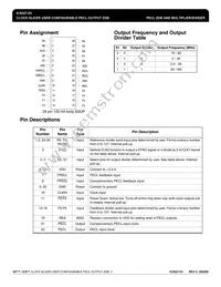 ICS527R-03T Datasheet Page 2