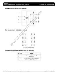 ICS552R-01T Datasheet Page 3
