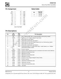 ICS557G-06T Datasheet Page 2
