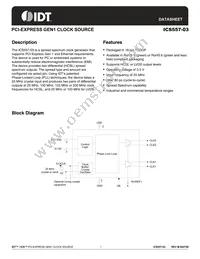 ICS557GI-03T Datasheet Cover