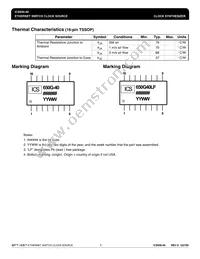 ICS650G-40T Datasheet Page 5