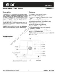 ICS650R-07T Datasheet Cover