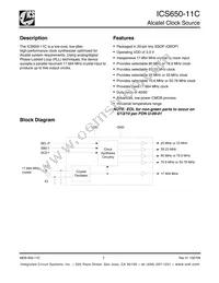 ICS650R-11IT Datasheet Cover