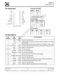 ICS650R-11IT Datasheet Page 2