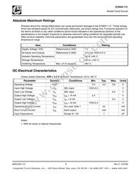 ICS650R-11IT Datasheet Page 4