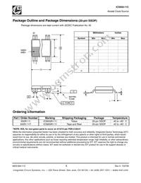 ICS650R-11IT Datasheet Page 6