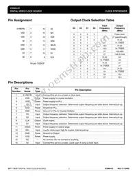 ICS664G-03T Datasheet Page 2