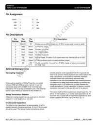 ICS667M-01T Datasheet Page 2