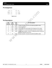 ICS726TLFT Datasheet Page 2