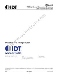 ICS8442AYILFT Datasheet Page 16