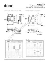 ICS853001AMLFT Datasheet Page 15