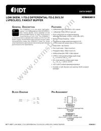 ICS853011BMLFT Datasheet Cover