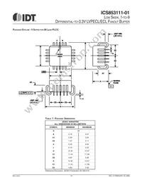 ICS853111AV-01LFT Datasheet Page 13