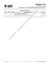 ICS853111AV-01LFT Datasheet Page 15