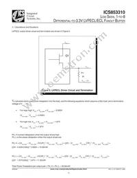 ICS853310AVLFT Datasheet Page 12