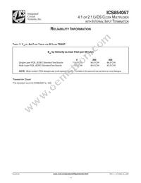 ICS854057AGLFT Datasheet Page 11