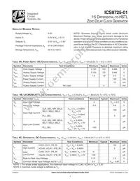 ICS8725AY-01LF Datasheet Page 4
