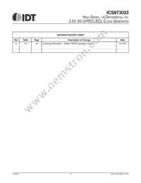 ICS873033AMLFT Datasheet Page 17