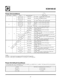 ICS9148F-02 Datasheet Page 3