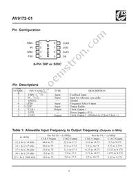 ICS9173-01CS08LFT Datasheet Page 2