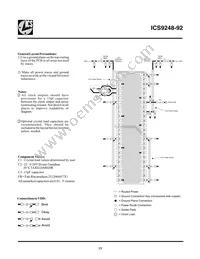 ICS9248AG-92LFT Datasheet Page 13