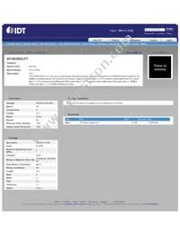 ICS951463BGLFT Datasheet Cover