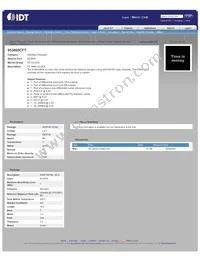 ICS953805CFT Datasheet Cover