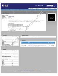 ICS954141AFLF Datasheet Cover