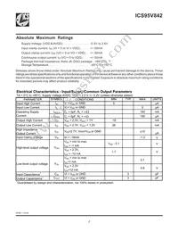 ICS95V842AFT Datasheet Page 3