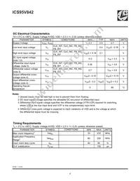 ICS95V842AFT Datasheet Page 4