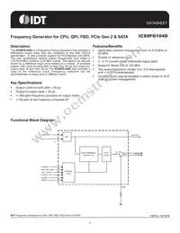 ICS9FG104DGLF Datasheet Cover